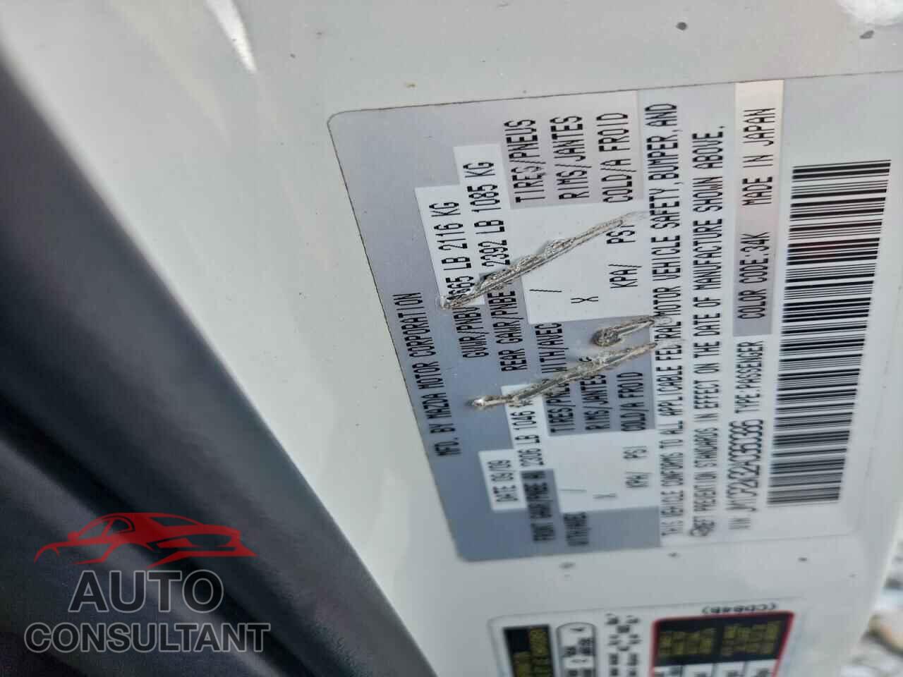 MAZDA 5 2010 - JM1CR2W32A0360386