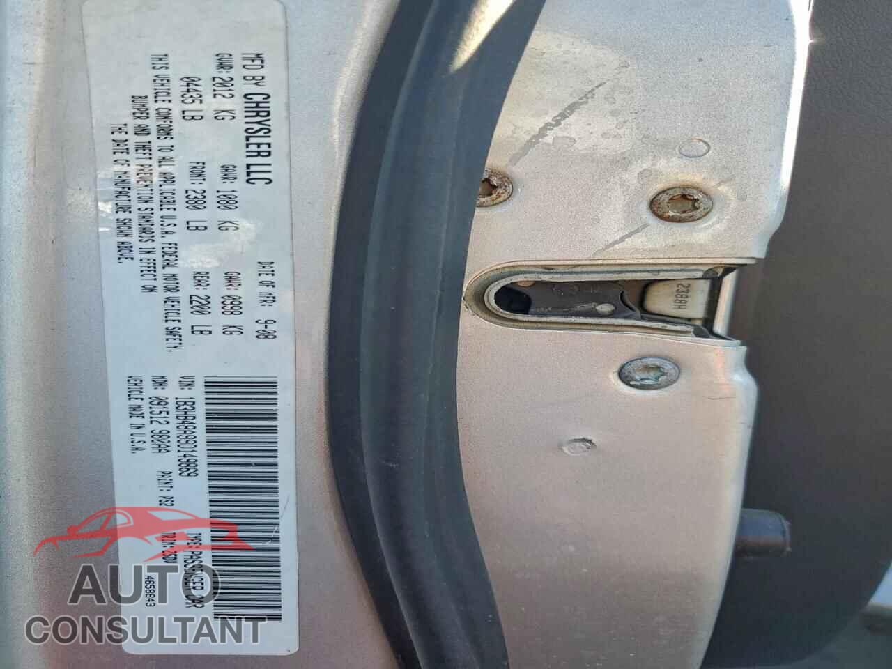 DODGE CALIBER 2009 - 1B3HB48A99D149869