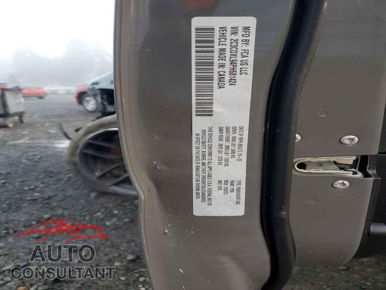 DODGE CHARGER 2023 - 2C3CDXL94PH681424