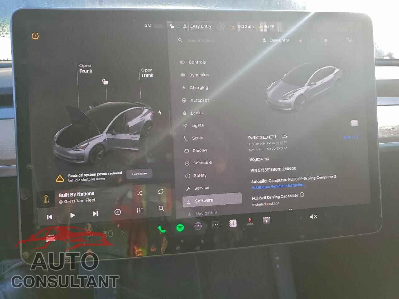 TESLA MODEL 3 2022 - 5YJ3E1EB6NF256666