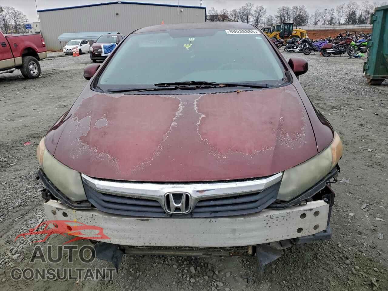 HONDA CIVIC 2012 - 19XFB2F56CE093024