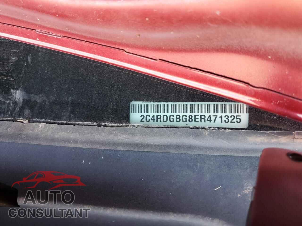 DODGE CARAVAN 2014 - 2C4RDGBG8ER471325