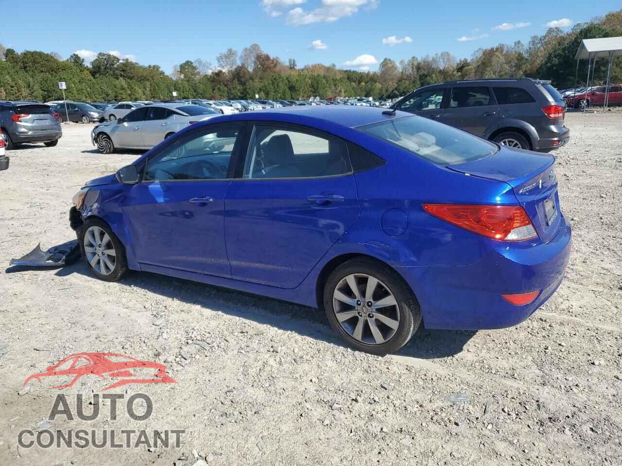 HYUNDAI ACCENT 2014 - KMHCU4AE2EU736534