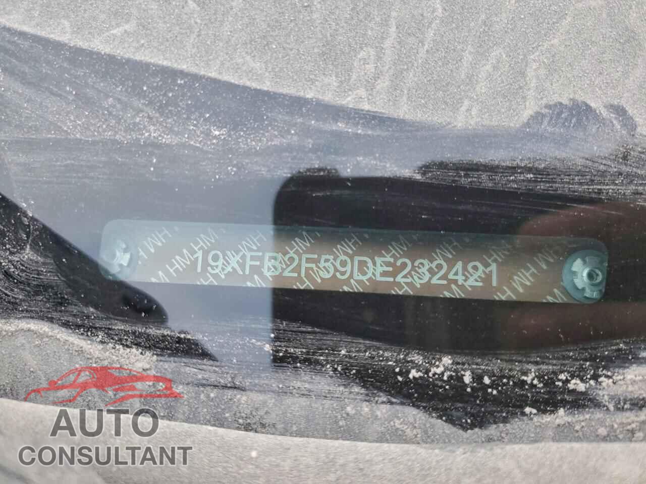 HONDA CIVIC 2013 - 19XFB2F59DE232421