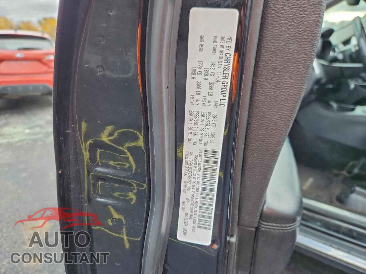 DODGE DURANGO 2015 - 1C4RDJDG3FC702782