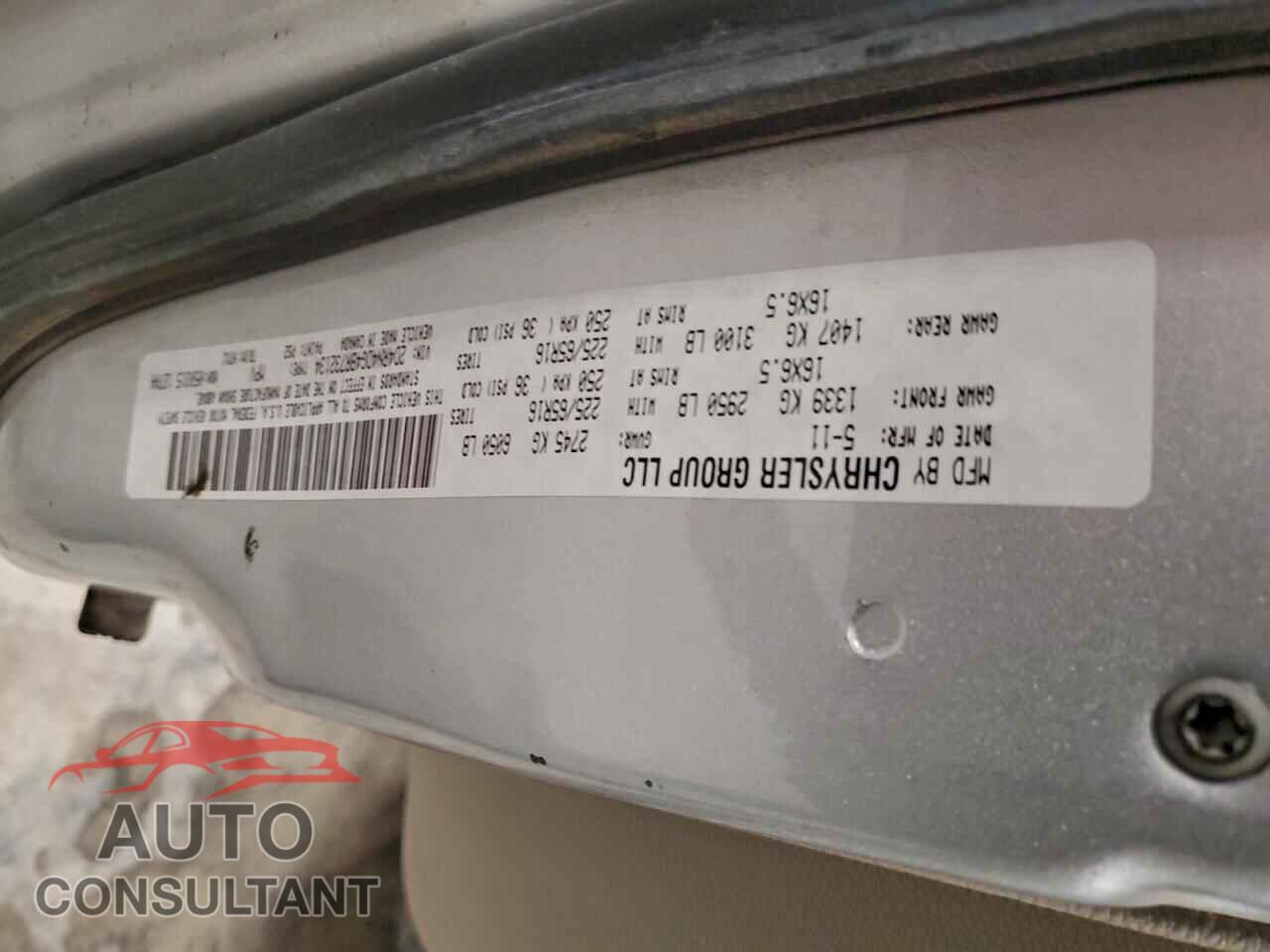 DODGE CARAVAN 2011 - 2D4RN4DG4BR732134