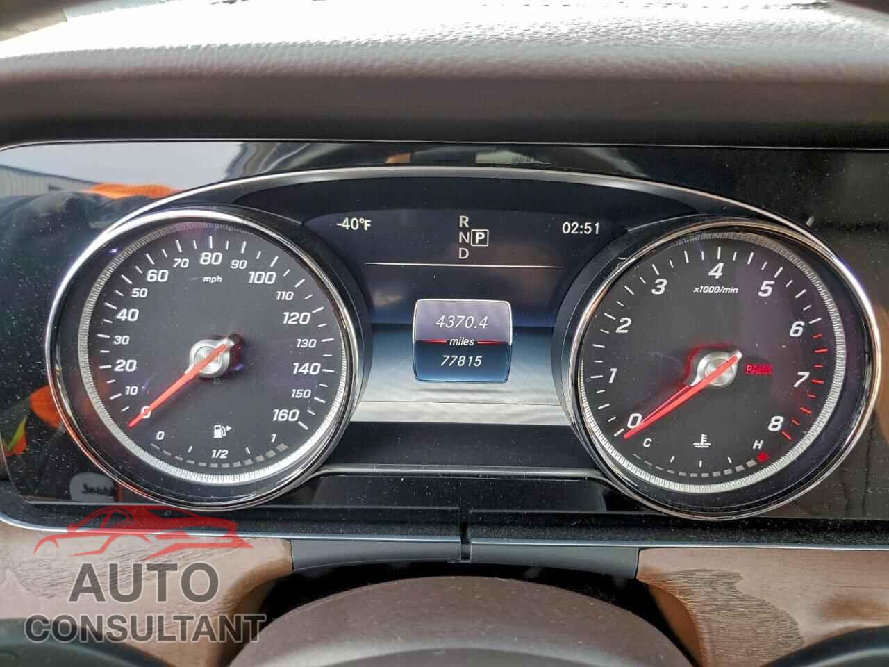 MERCEDES-BENZ E-CLASS 2017 - WDDZF4KB4HA141791
