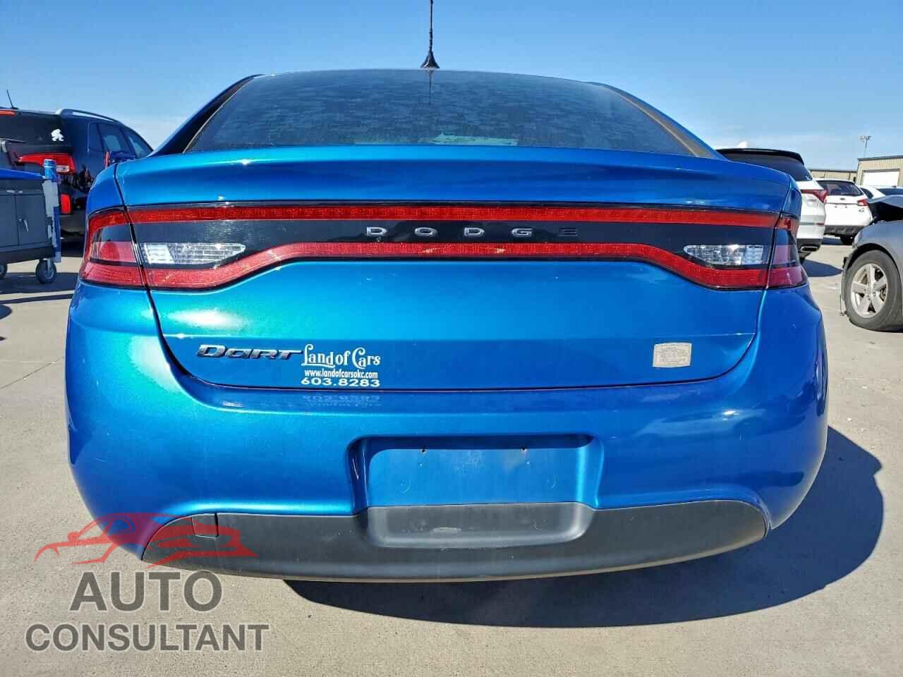 DODGE DART 2015 - 1C3CDFAAXFD331203