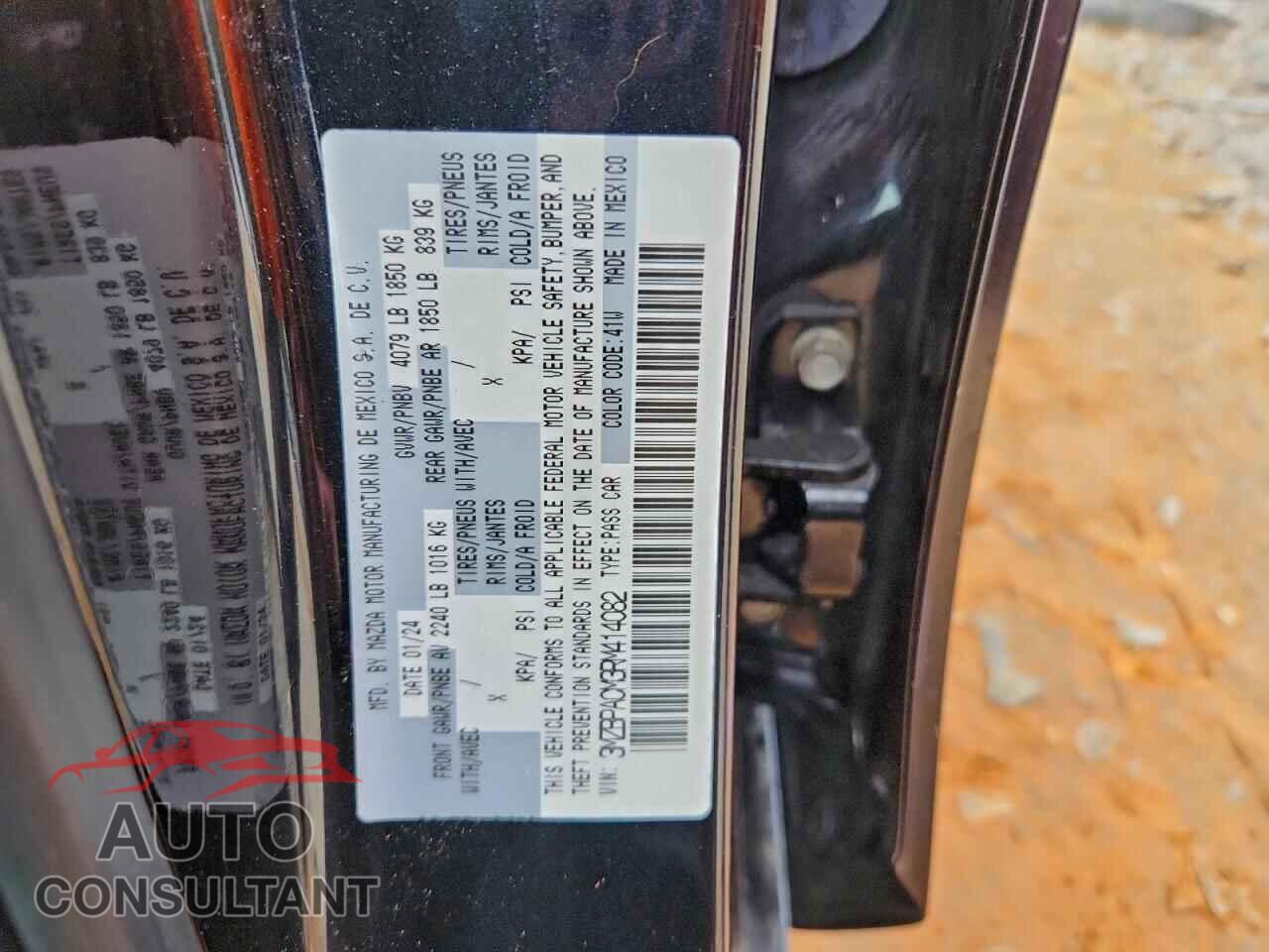 MAZDA 3 2024 - 3MZBPACM3RM414082