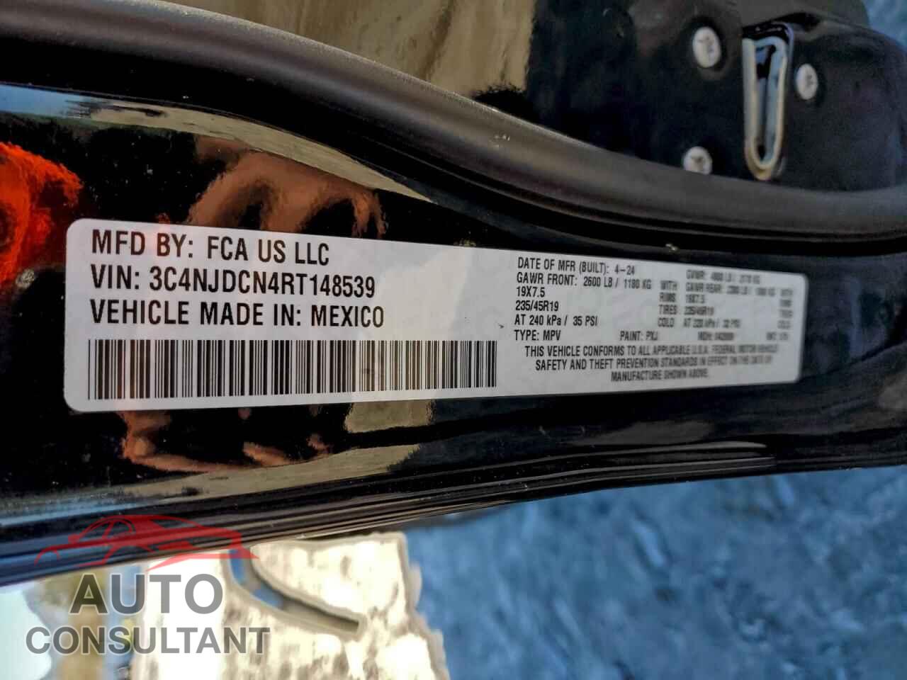 JEEP COMPASS 2024 - 3C4NJDCN4RT148539