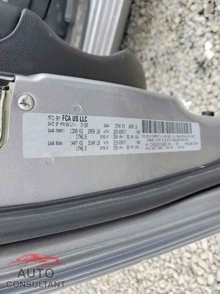 DODGE CARAVAN 2020 - 2C4RDGEG9LR188263