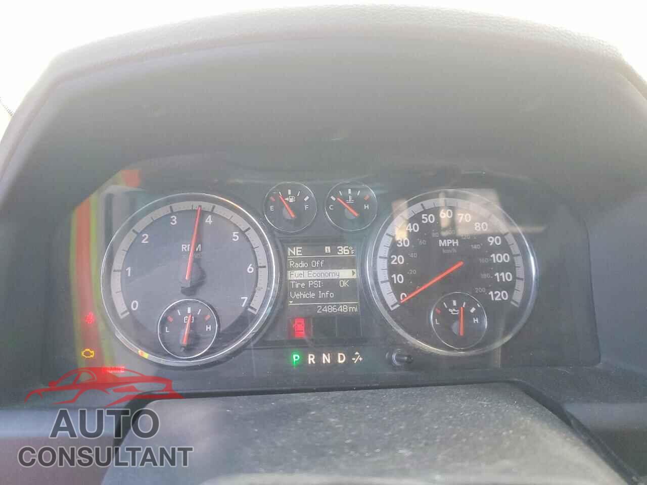 DODGE RAM 1500 2012 - 1C6RD6LT7CS153561