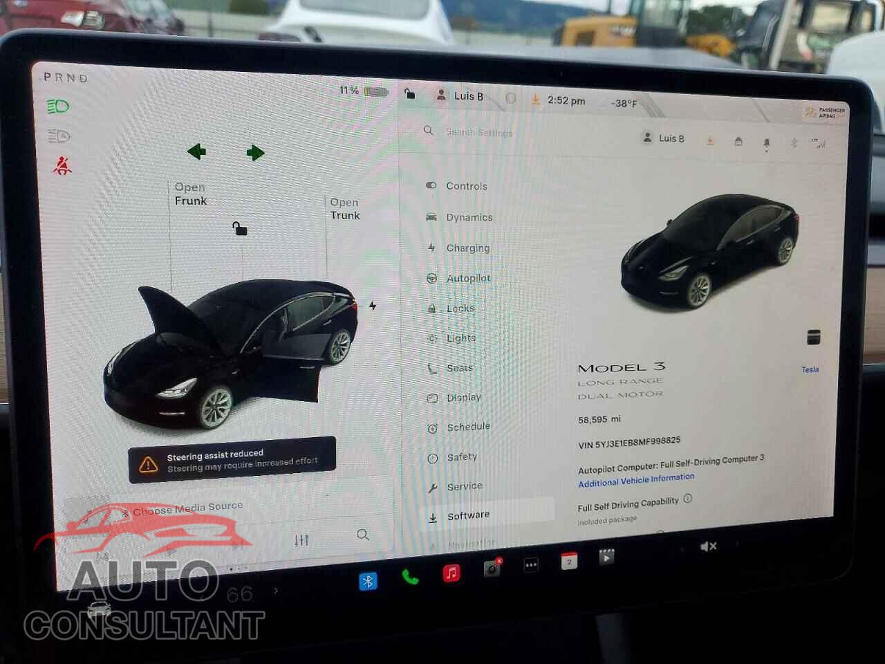 TESLA MODEL 3 2021 - 5YJ3E1EB8MF998825