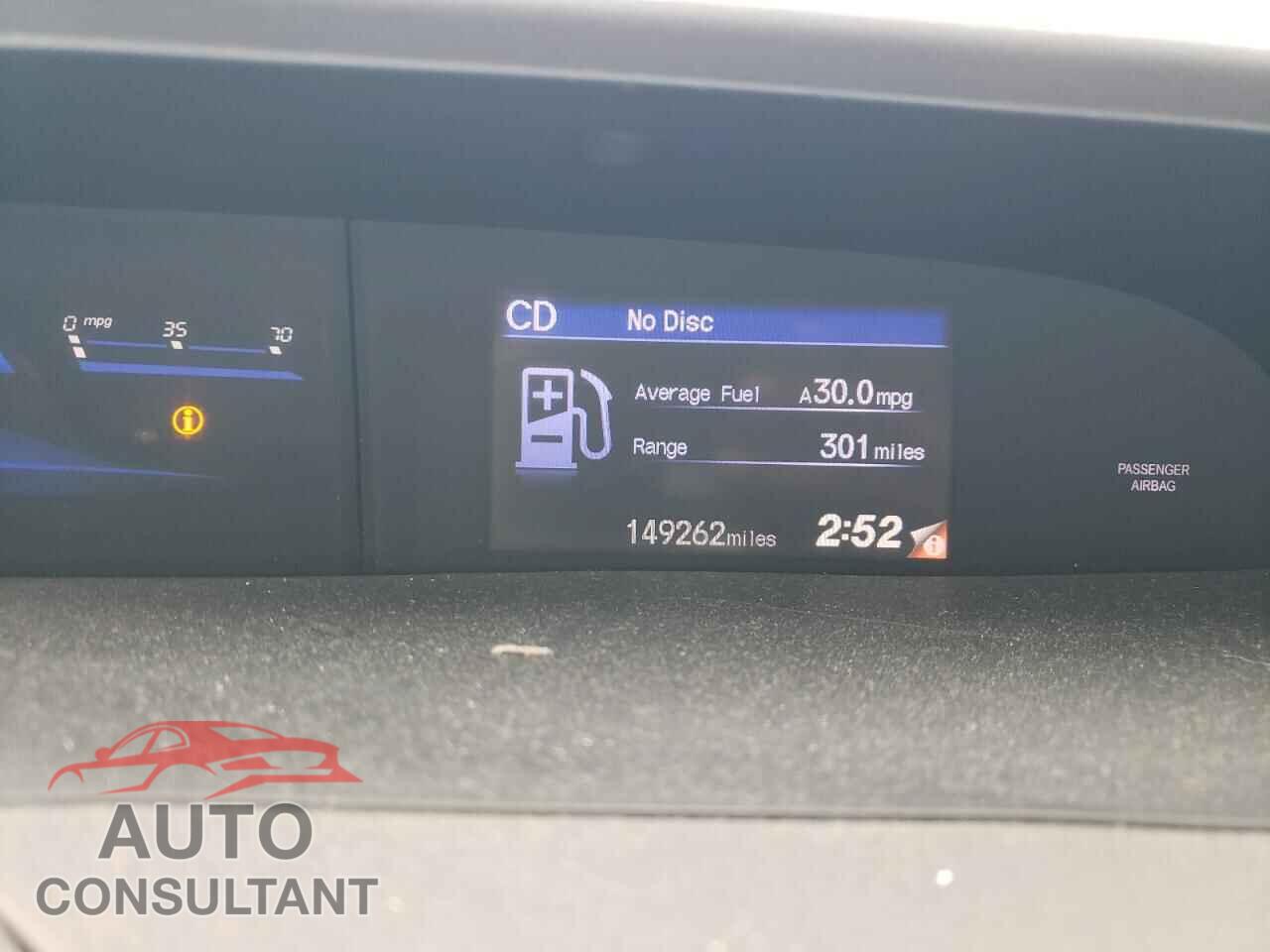 HONDA CIVIC 2012 - 2HGFB2F52CH508166