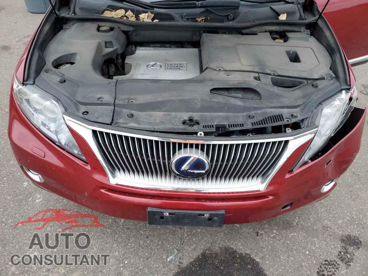 LEXUS RX450 2010 - JTJBC1BA6A2016234