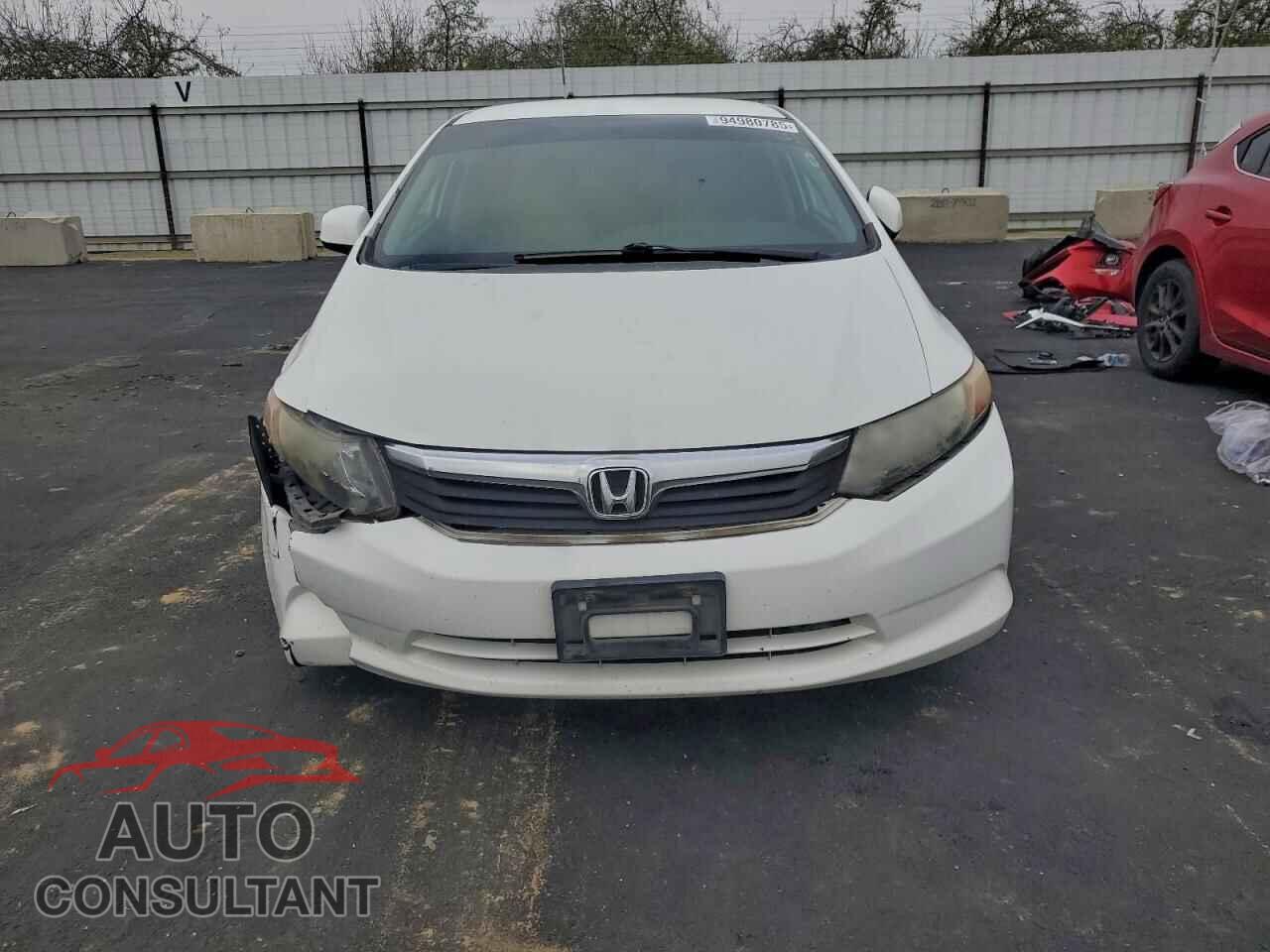 HONDA CIVIC 2012 - 19XFB2F58CE376685