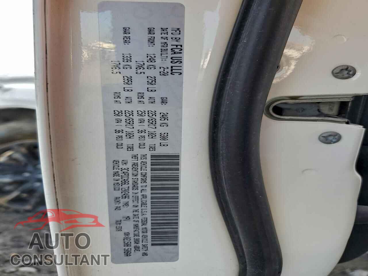 DODGE JOURNEY 2020 - 3C4PDCAB6LT202496