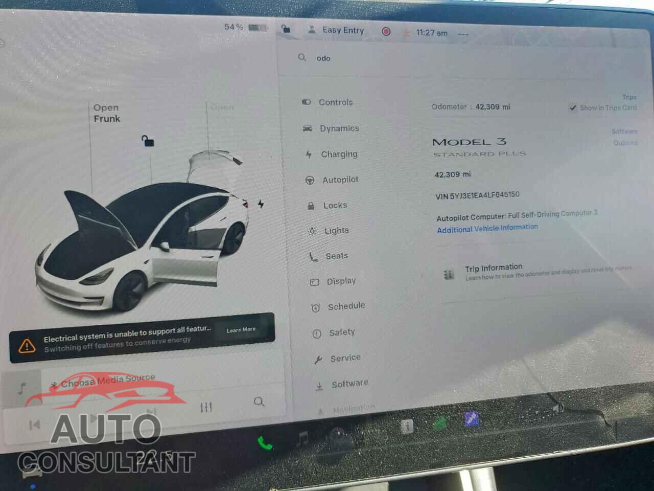 TESLA MODEL 3 2020 - 5YJ3E1EA4LF645150