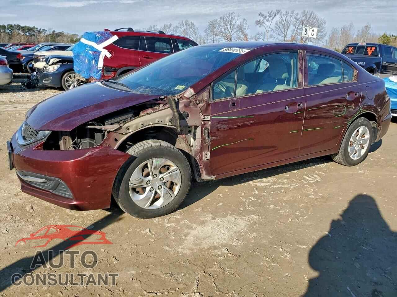 HONDA CIVIC 2014 - 19XFB2F56EE237495
