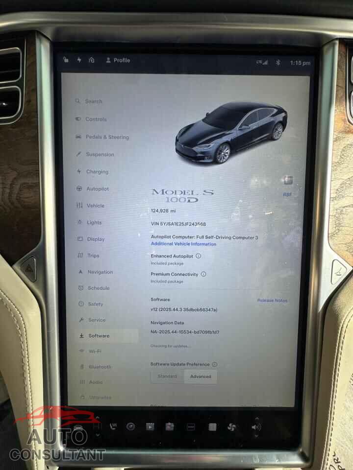 TESLA MODEL S 2018 - 5YJSA1E25JF243568