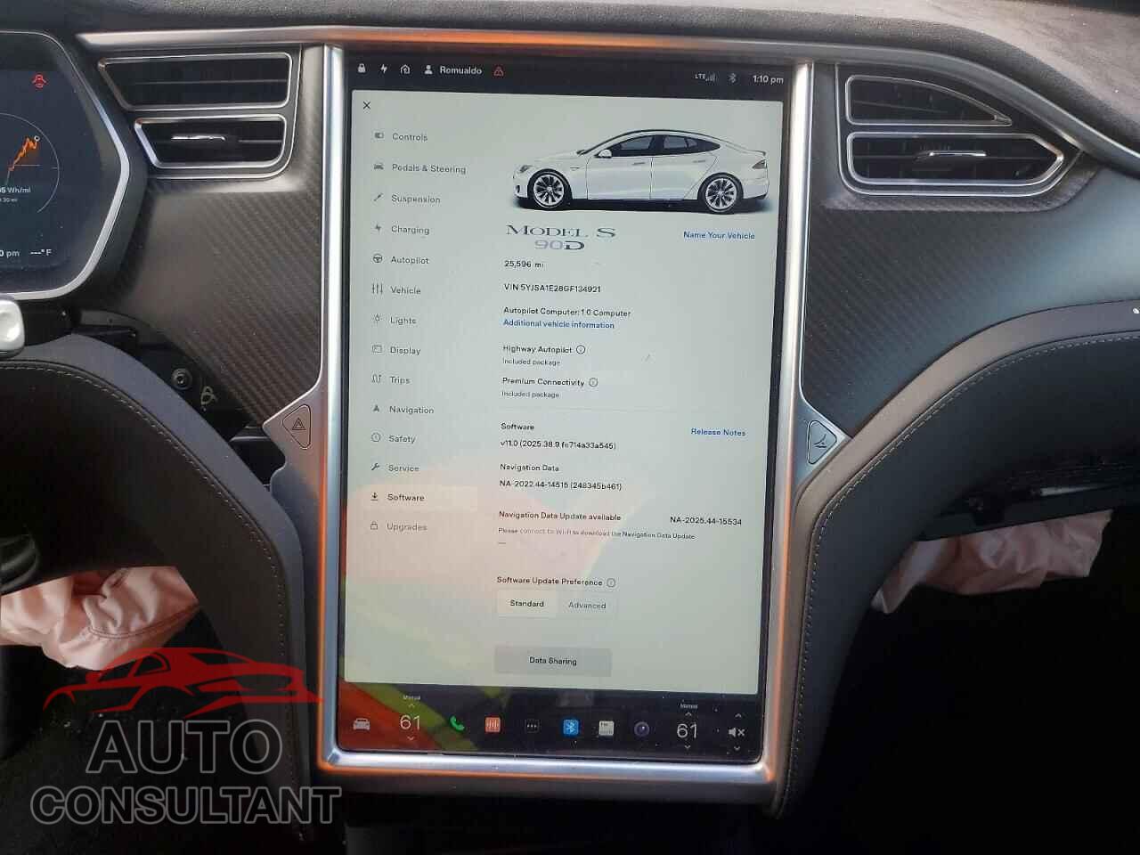 TESLA MODEL S 2016 - 5YJSA1E28GF134921