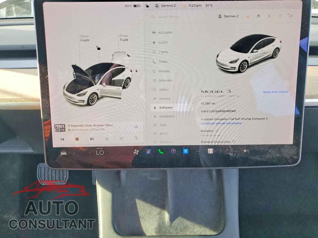 TESLA MODEL 3 2021 - 5YJ3E1EA6MF996160