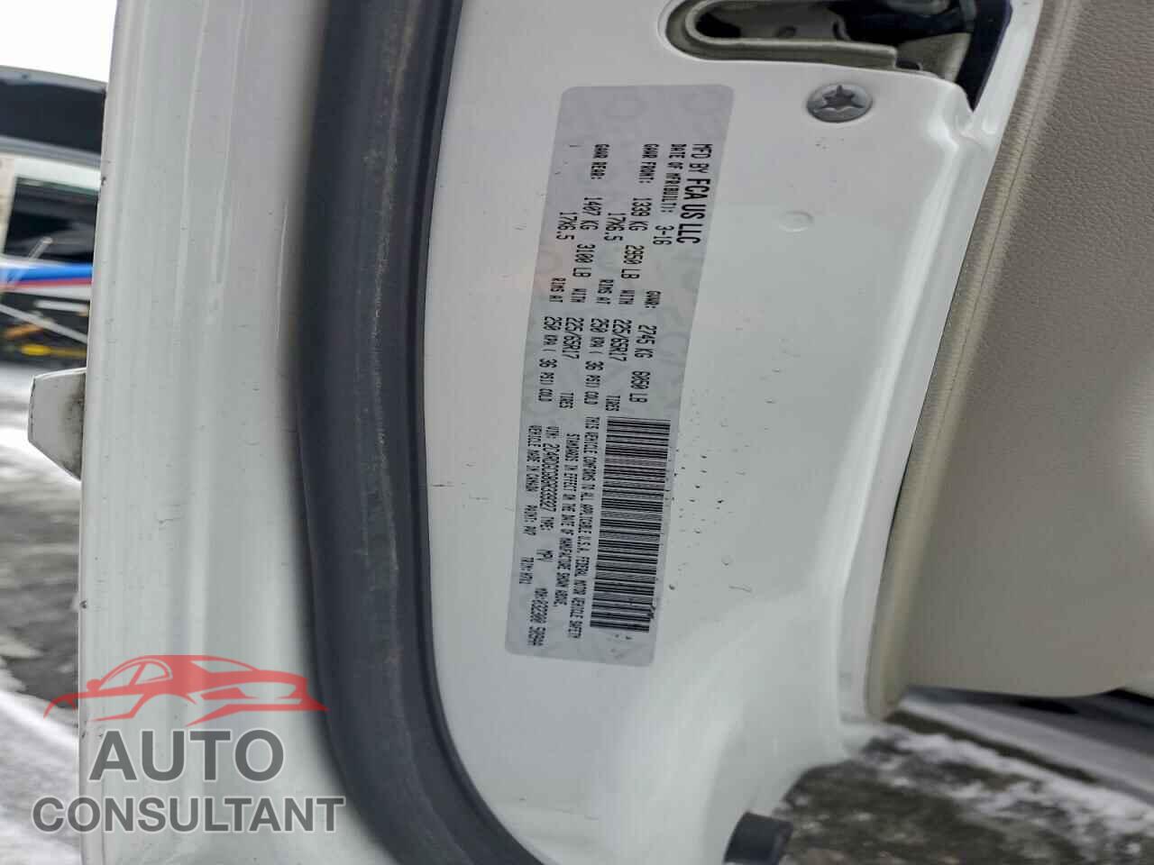 DODGE CARAVAN 2016 - 2C4RDGCG8GR339327