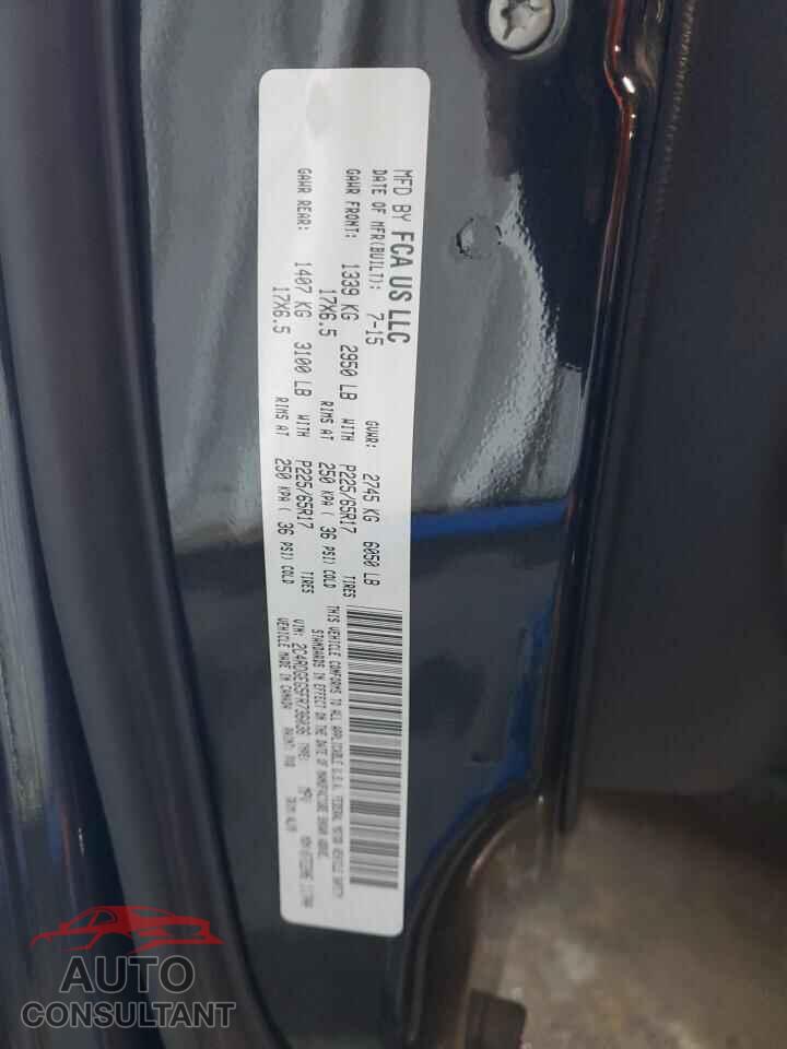 DODGE CARAVAN 2015 - 2C4RDGEG5FR736036