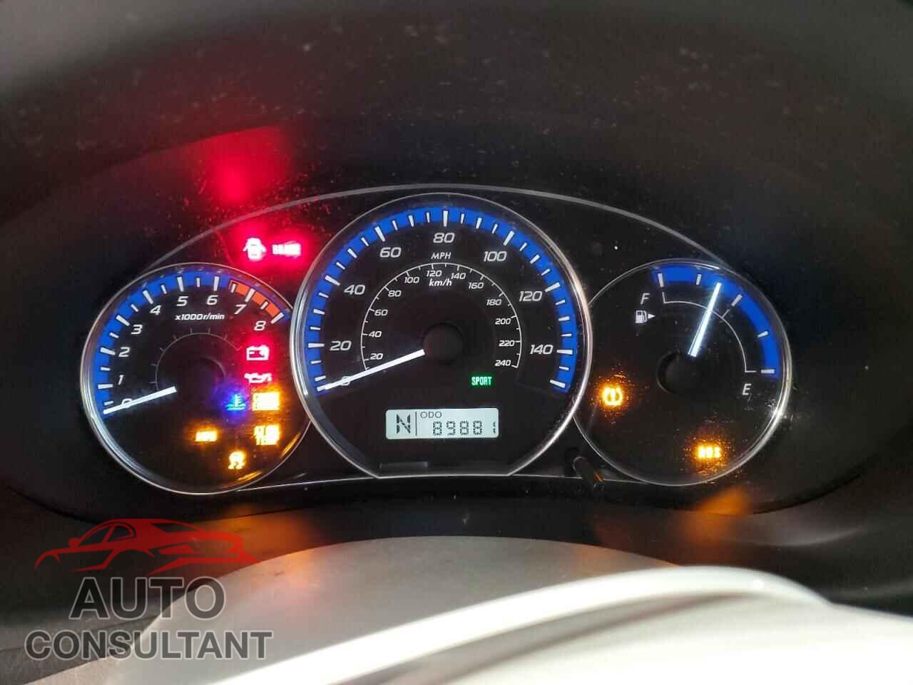SUBARU FORESTER 2012 - JF2SHAEC2CH400580