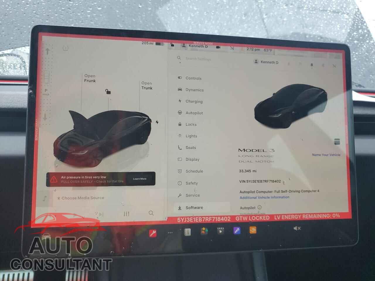 TESLA MODEL 3 2024 - 5YJ3E1EB7RF718402