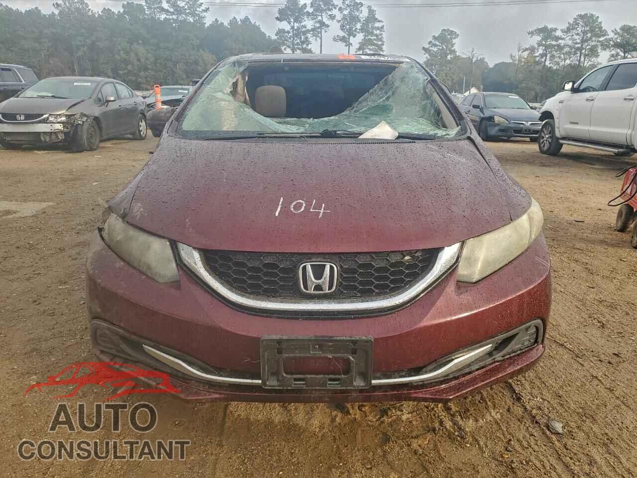 HONDA CIVIC 2015 - 19XFB2F84FE242366