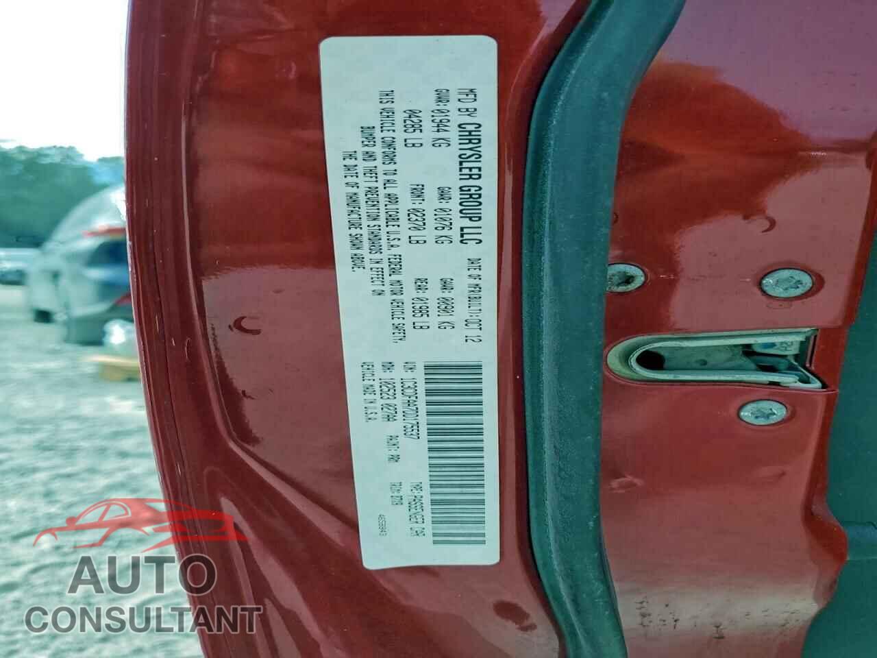 DODGE DART 2013 - 1C3CDFAA7DD175537