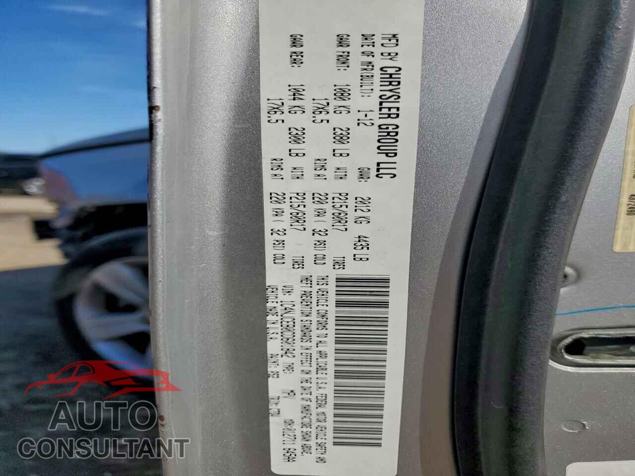 JEEP COMPASS 2012 - 1C4NJCEB0CD601842