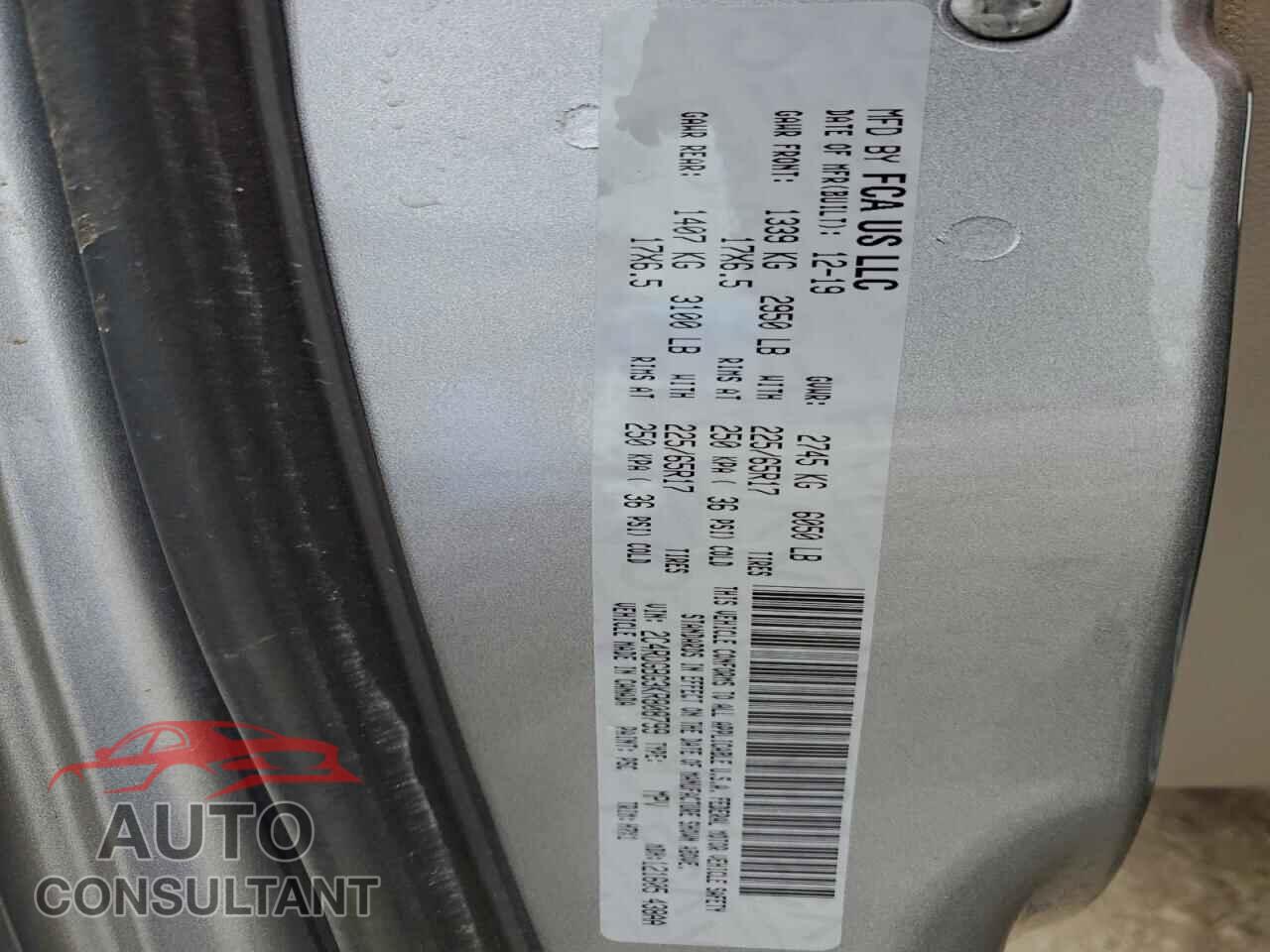 DODGE CARAVAN 2019 - 2C4RDGBG3KR808799