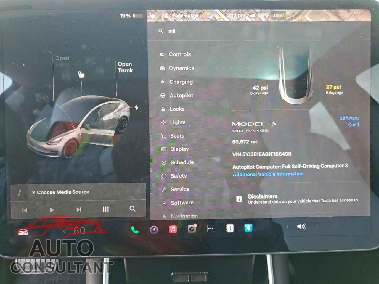 TESLA MODEL 3 2018 - 5YJ3E1EA8JF166498