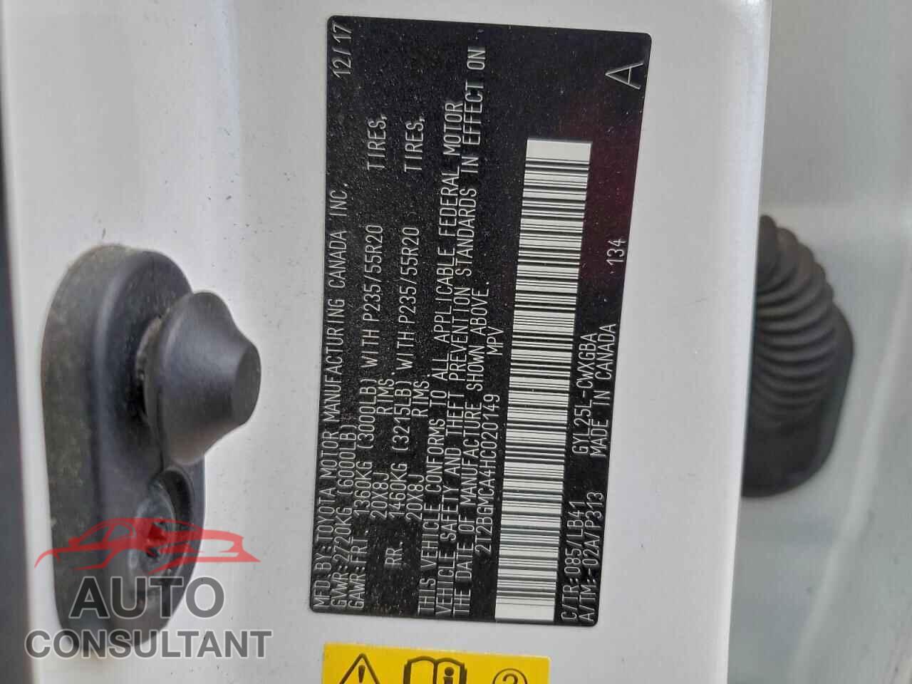 LEXUS RX450 2017 - 2T2BGMCA4HC020149