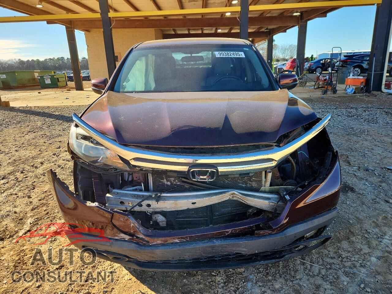 HONDA RIDGELINE 2017 - 5FPYK2F50HB003657