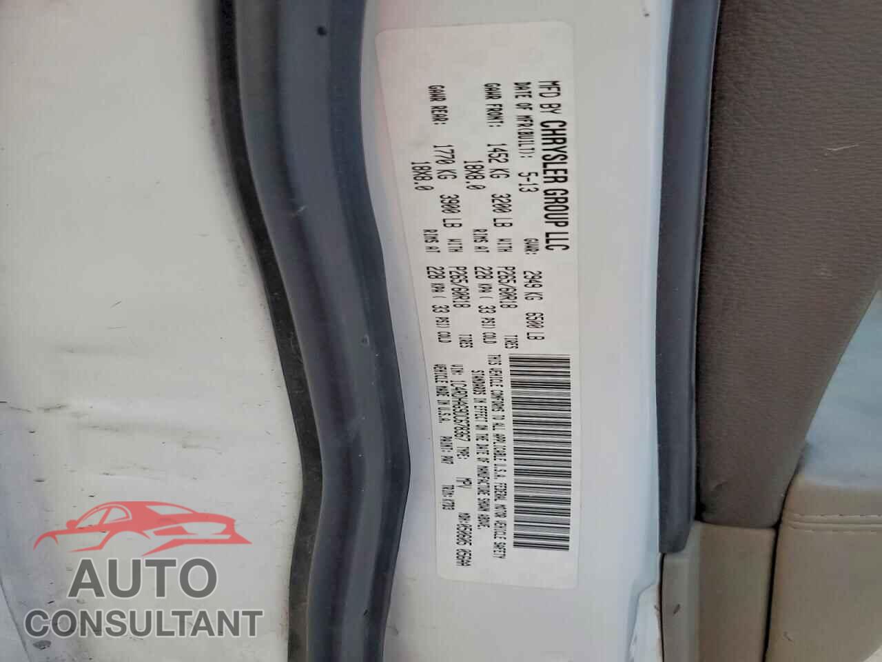 DODGE DURANGO 2013 - 1C4RDHAG9DC678367