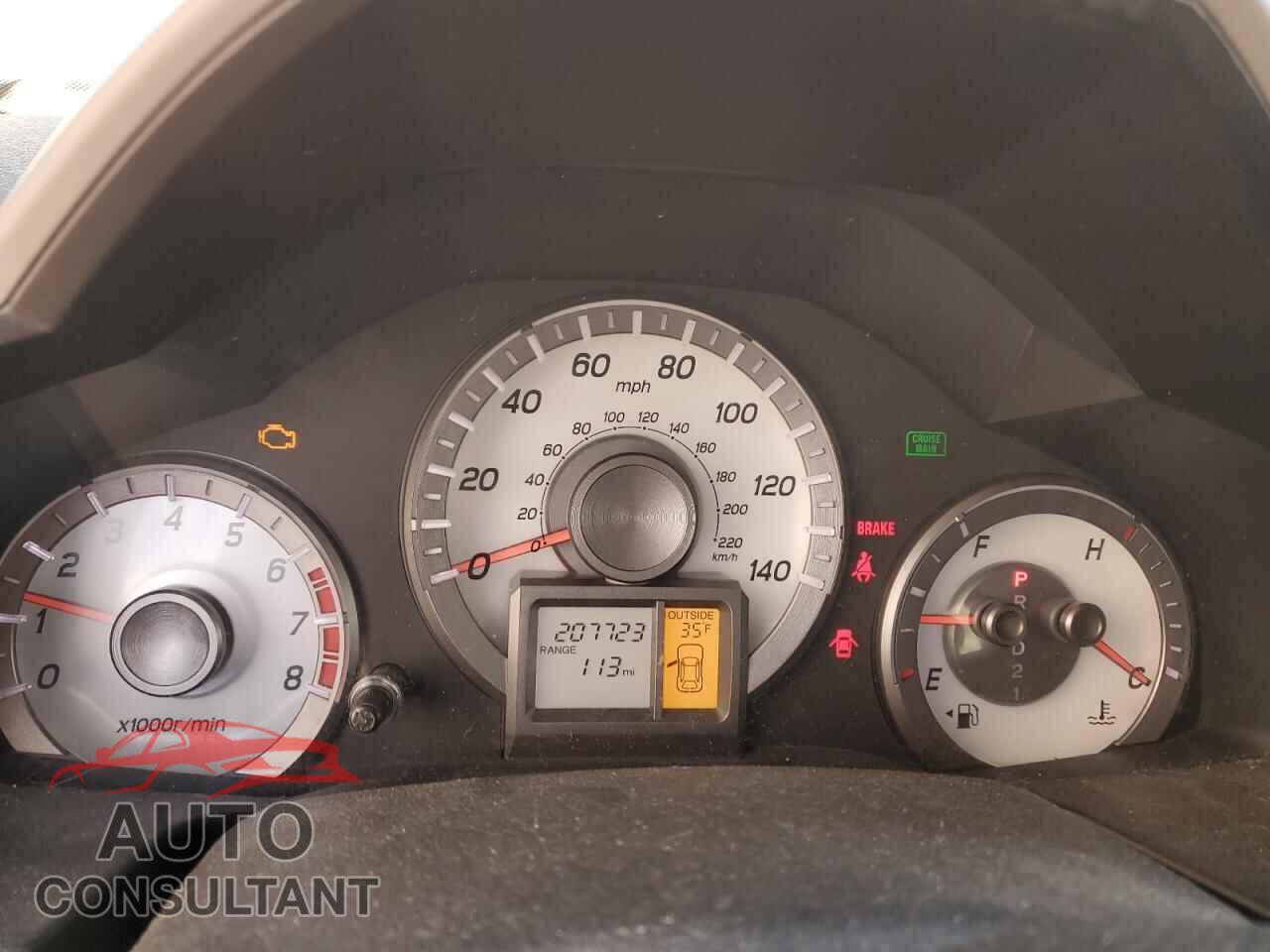 HONDA PILOT 2012 - 5FNYF3H66CB020352
