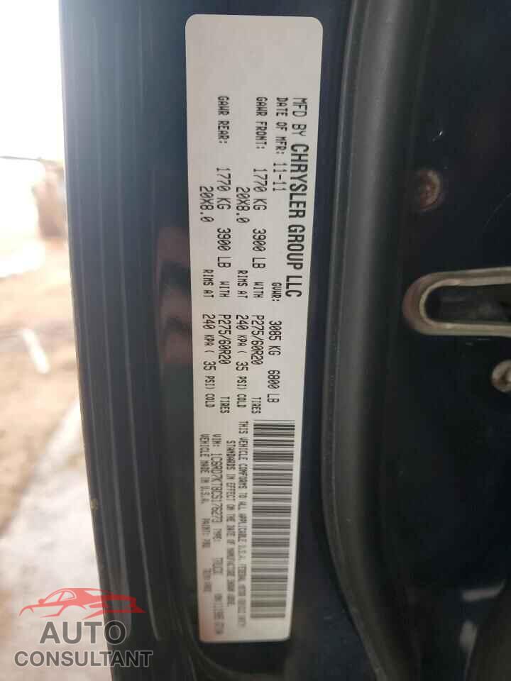 DODGE RAM 1500 2012 - 1C6RD7KT8CS176273