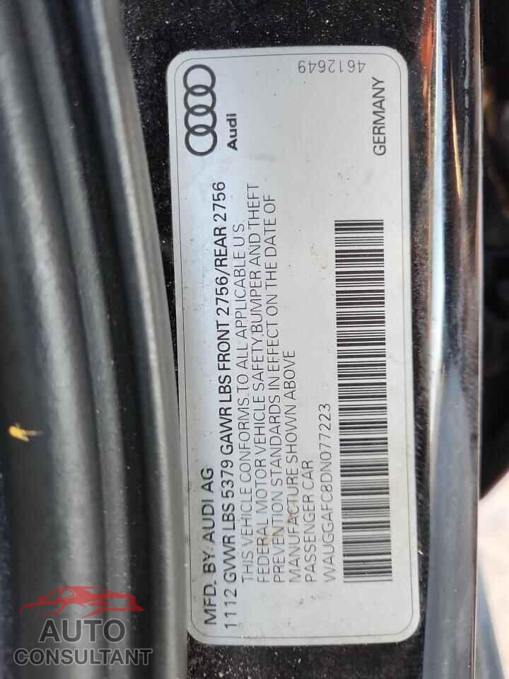 AUDI A6 2013 - WAUGGAFC8DN077223