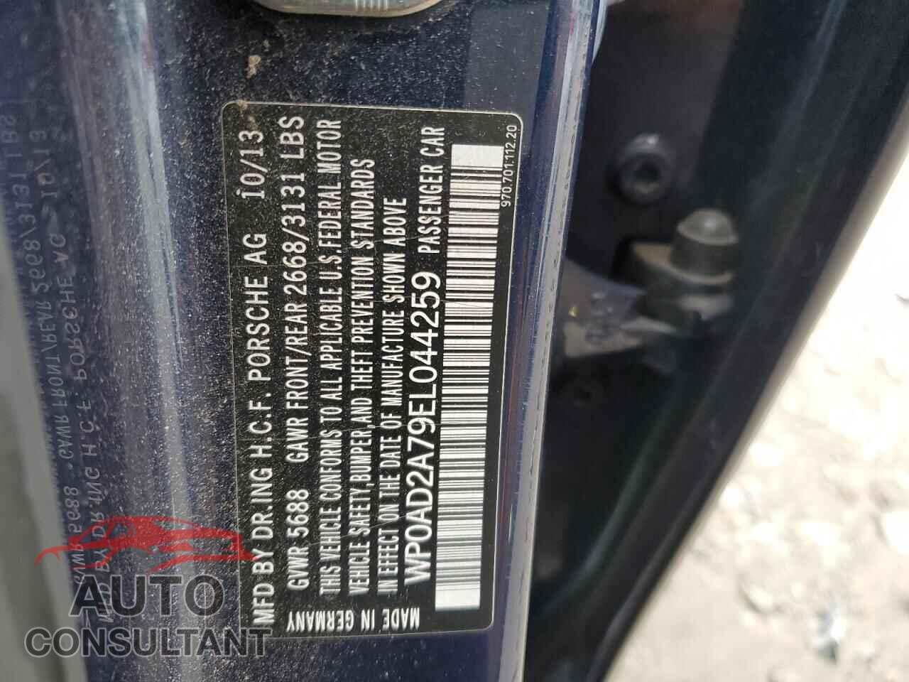 PORSCHE PANAMERA 2014 - WP0AD2A79EL044259