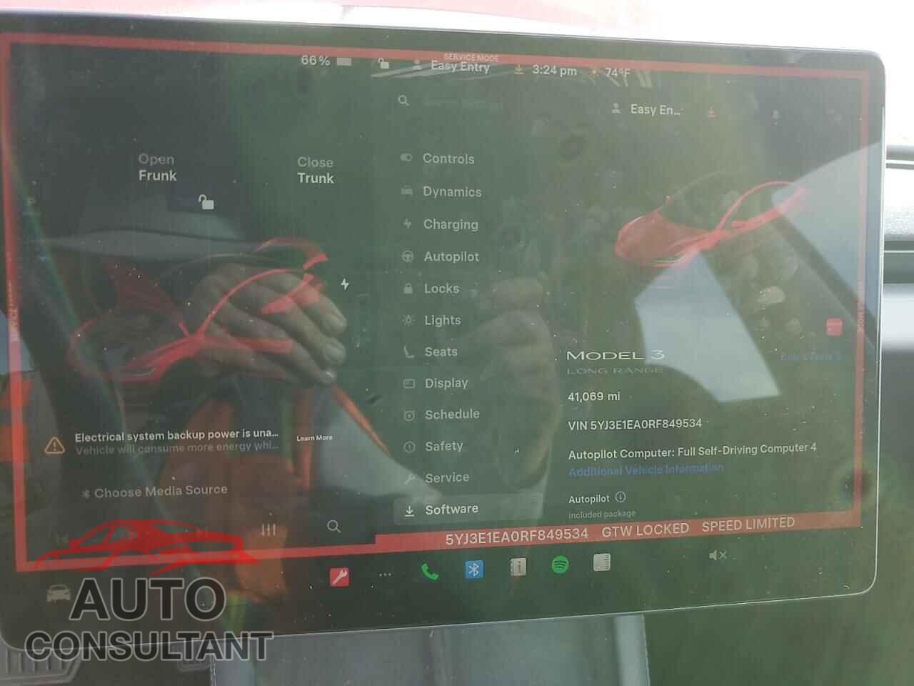 TESLA MODEL 3 2024 - 5YJ3E1EA0RF849534