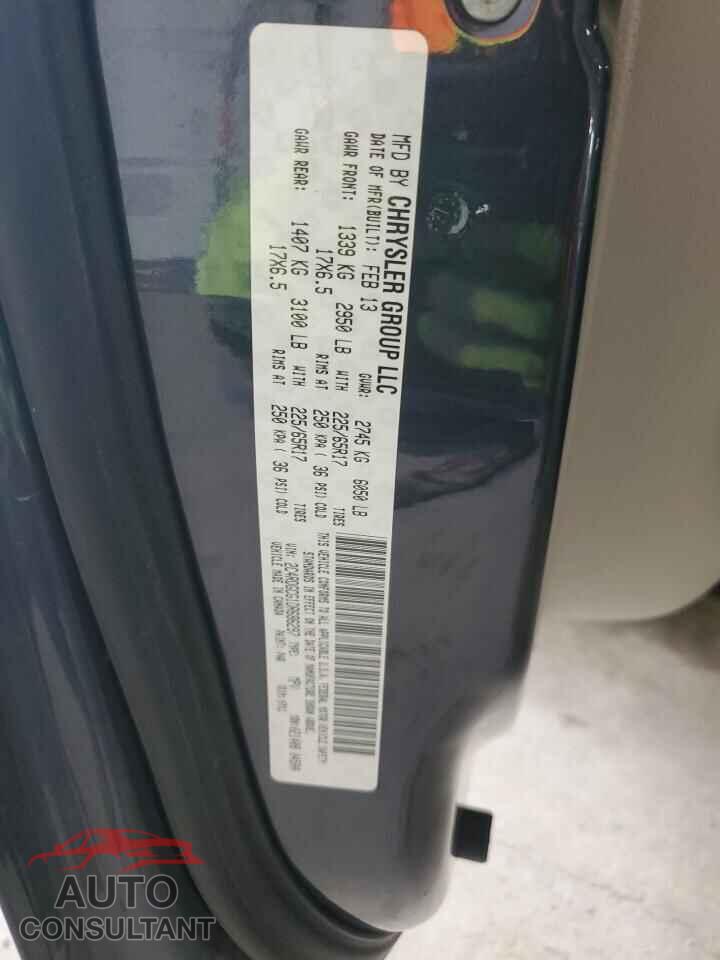 DODGE CARAVAN 2013 - 2C4RDGCG1DR686297