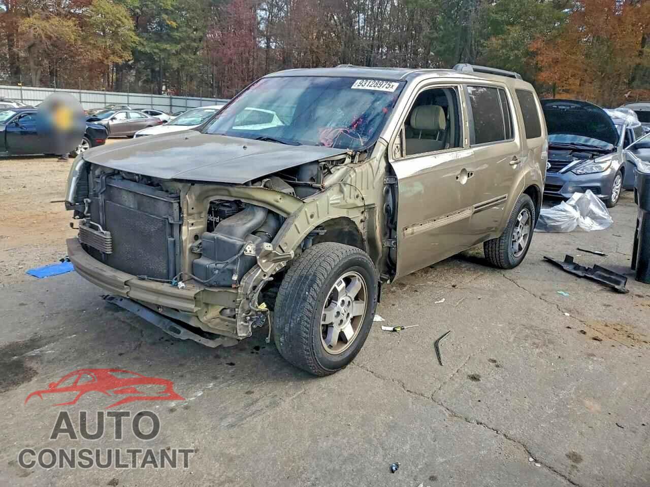 HONDA PILOT 2011 - 5FNYF4H90BB008924