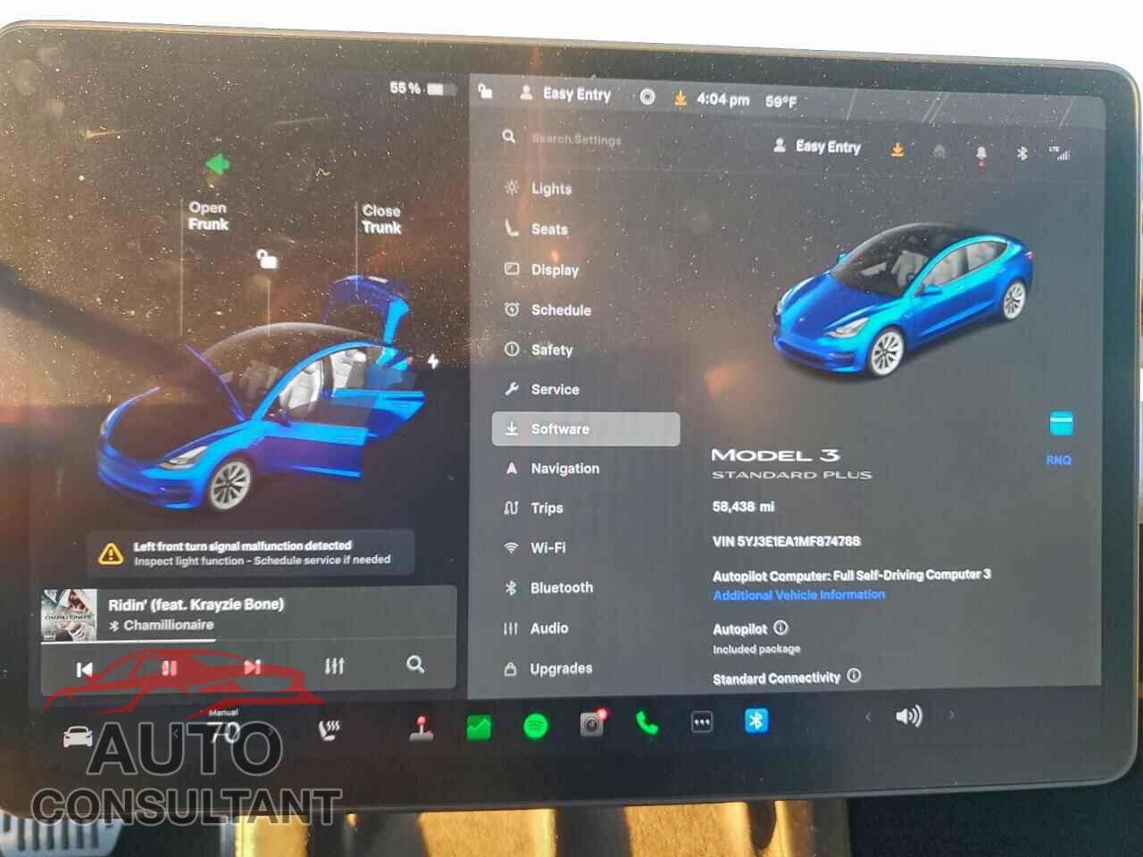 TESLA MODEL 3 2021 - 5YJ3E1EA1MF874788