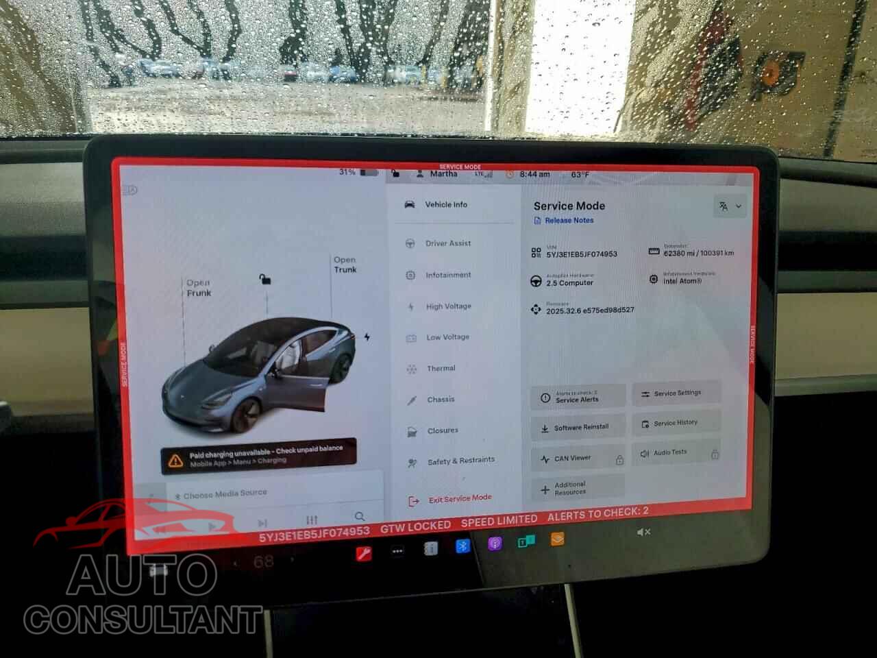 TESLA MODEL 3 2018 - 5YJ3E1EB5JF074953
