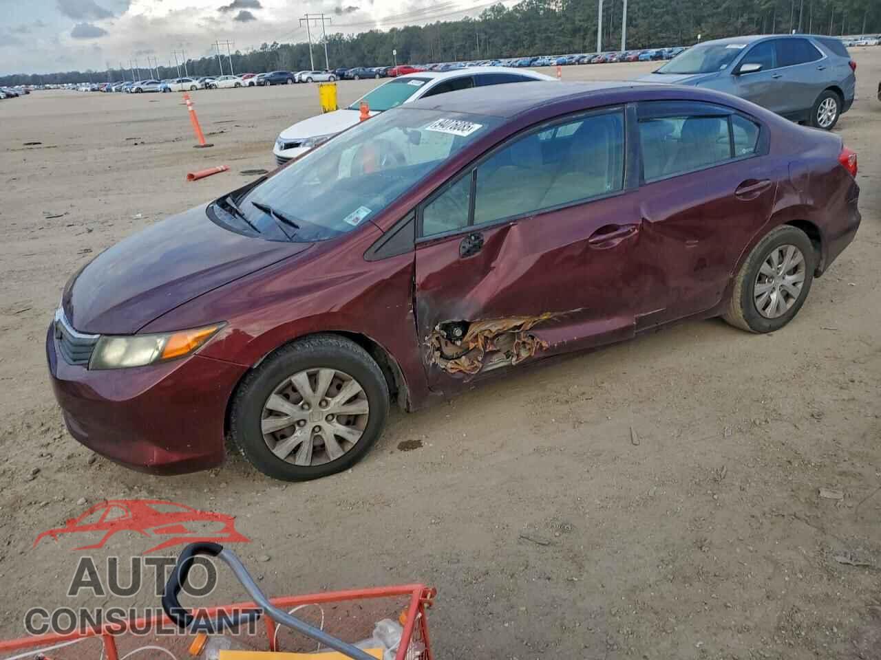 HONDA CIVIC 2012 - 2HGFB2F55CH562271