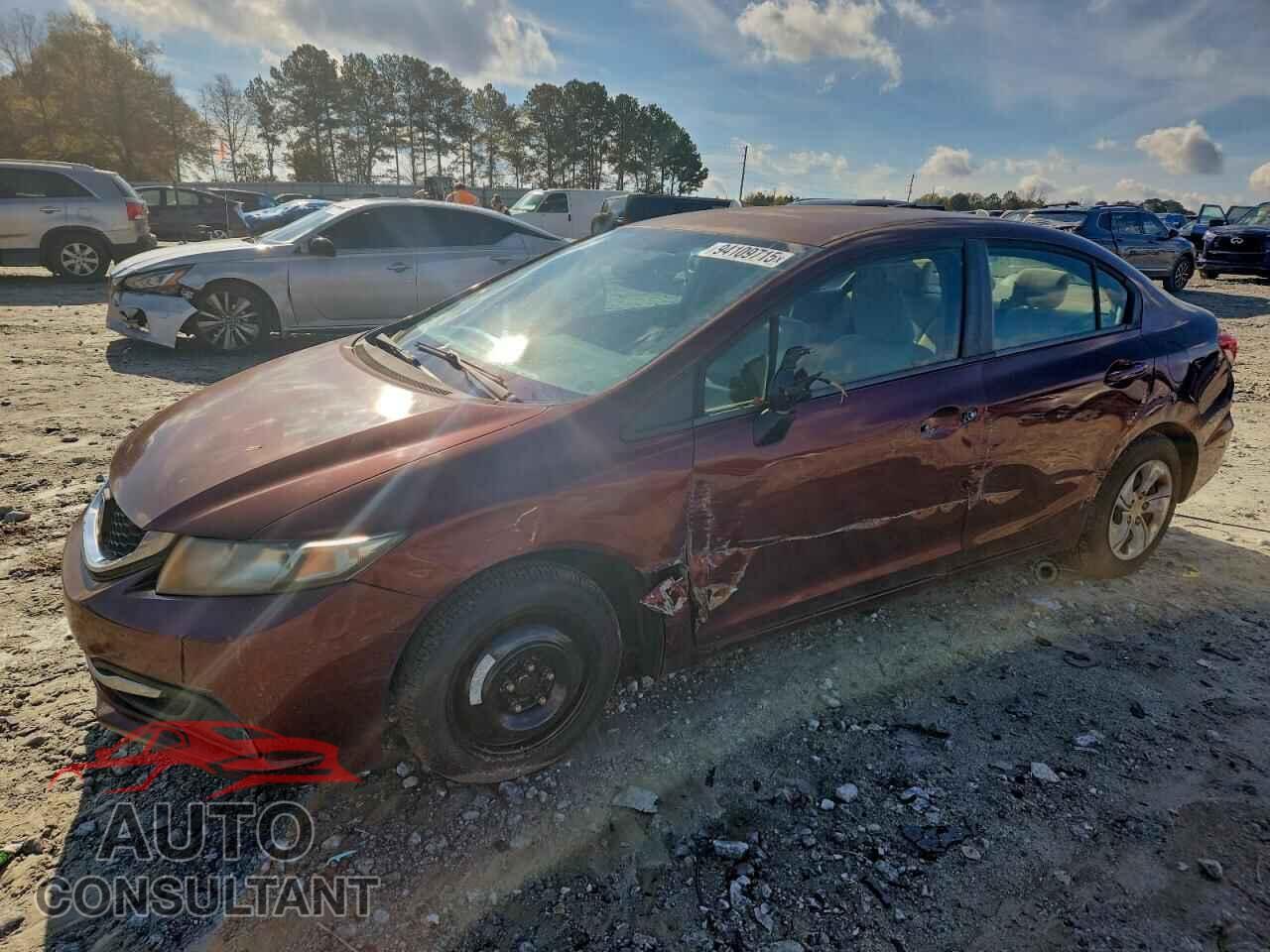 HONDA CIVIC 2013 - 19XFB2F55DE003055