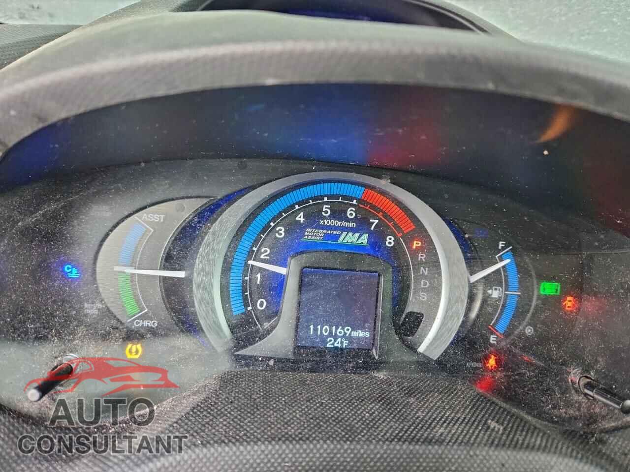 HONDA INSIGHT 2011 - JHMZE2H73BS009027